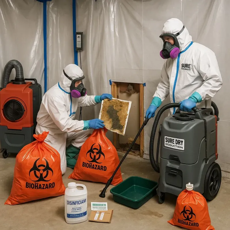Contaminated Water Handling Protocols process in Center City, MN