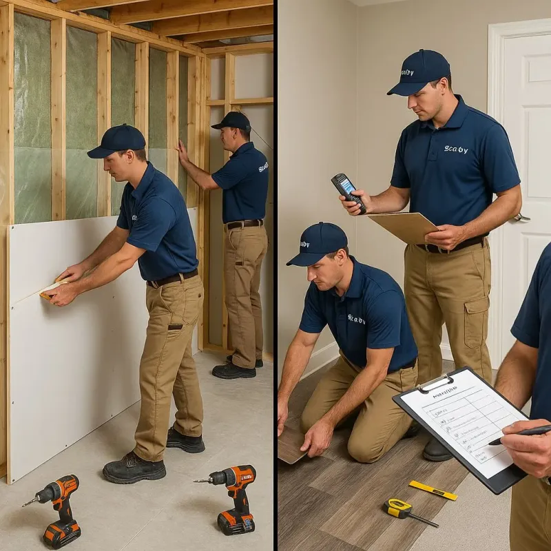 Repairs and Reconstruction process in Center City, MN